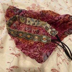 Anthropologie sparkle headband